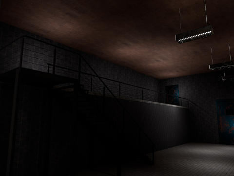 The Darkcell Prison Silent Wards 24 Cell 2 Storey Facility Modelo 3D