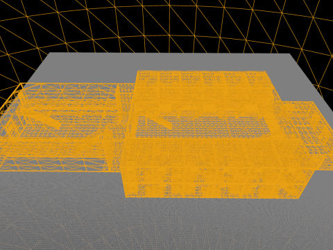 The Darkcell Prison Silent Wards 24 Cell 2 Storey Facility Modelo 3D