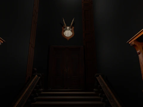 Magnifico e opulento soggiorno d'&eacute;lite su 2 piani Un capolavoro grandioso e senza tempo Modello 3D