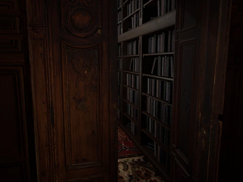 Magnifico e opulento soggiorno d'&eacute;lite su 2 piani Un capolavoro grandioso e senza tempo Modello 3D