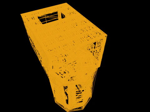 Magnifico e opulento soggiorno d'&eacute;lite su 2 piani Un capolavoro grandioso e senza tempo Modello 3D