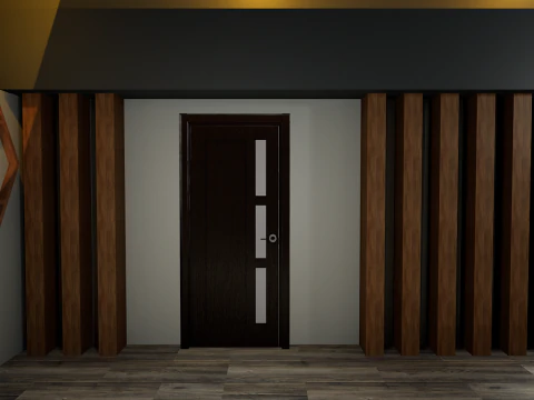 豪華な天国のモダンなリビング ルームの 3D インテリア デザイン 3Dモデル