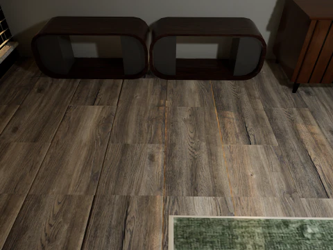 豪華な天国のモダンなリビング ルームの 3D インテリア デザイン 3Dモデル