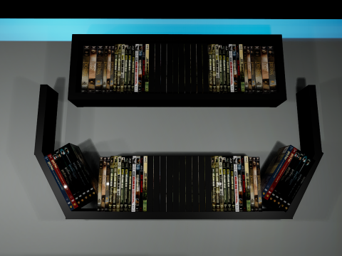CyberLair The Ultimate Gamers Retreat Young Room and Bedroom 3D Model