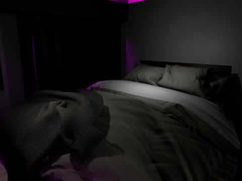 CyberLair The Ultimate Gamers Retreat Young Room and Bedroom 3D Model