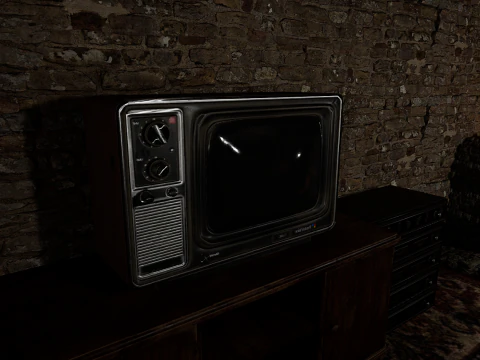 Casa di Villaggio Rustico in Pietra di Campagna 6 Vani Modello 3D