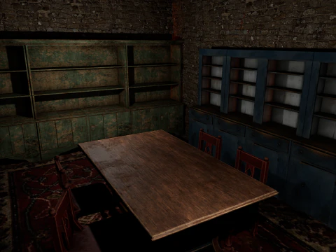 Casa di Villaggio Rustico in Pietra di Campagna 6 Vani Modello 3D