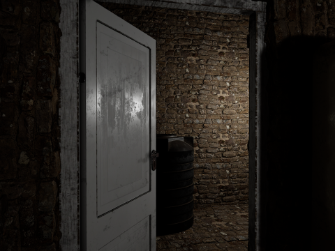 Rustic Stone Countryside Village House 6 Rooms 3Dモデル