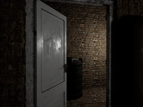 Casa di Villaggio Rustico in Pietra di Campagna 6 Vani Modello 3D