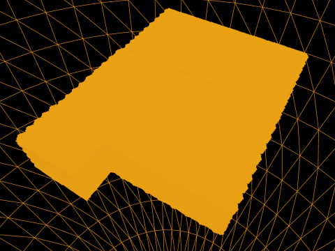 Casa di Villaggio Rustico in Pietra di Campagna 6 Vani Modello 3D