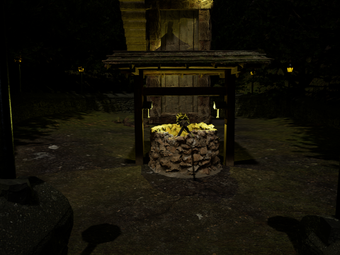 Mystic Twilight Timber Village A Breathtaking Fantasy Village Environment 3D Model