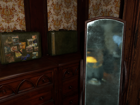 The Grand Empress 20 Rooms Victorian Hotel Elegant Hallways Modelo 3D