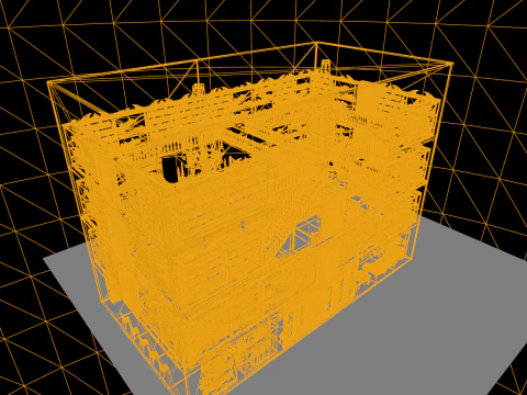 Whispering Shadows A Victorian Gothic Library 3D Model
