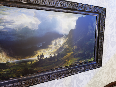 Gothic Victorian Grand Parlour Ornate Living Room 3D Модель