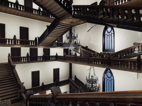 Victorian Grand Mansion Interior Modular Environment Kit 3Dモデル
