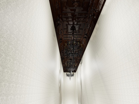 The Forgotten Gothic Victorian Library of Ashenhall 3D Model
