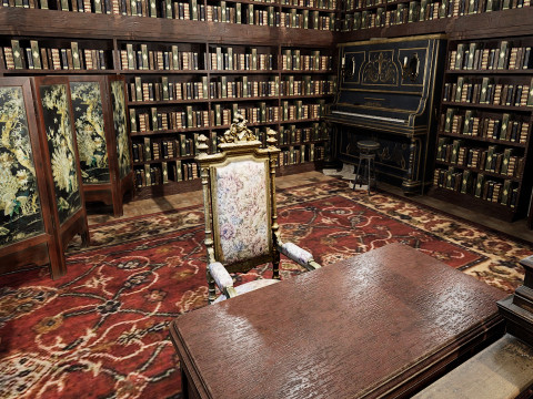 The Forgotten Gothic Victorian Library of Ashenhall 3D Model