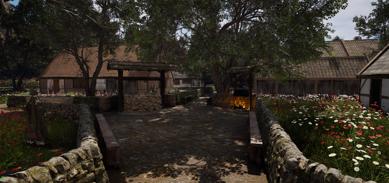 ElderBoom Hollow Massive Village Environment Modello 3D .c4d .max .obj .3ds .fbx .stl .blend