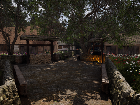ElderBoom Hollow Massive Village Environment 3D Model