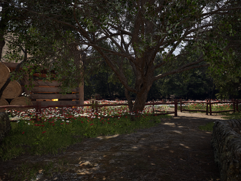 ElderBoom Hollow Massive Village Environment Modello 3D