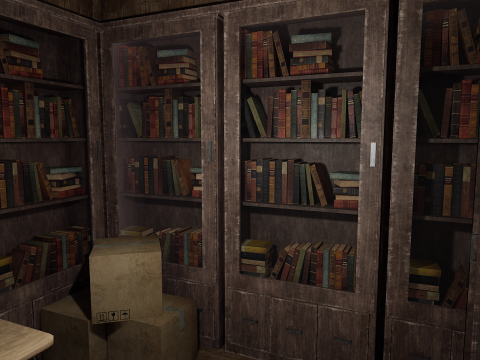 Old Era Anatomy Classroom Environment Modelo 3D