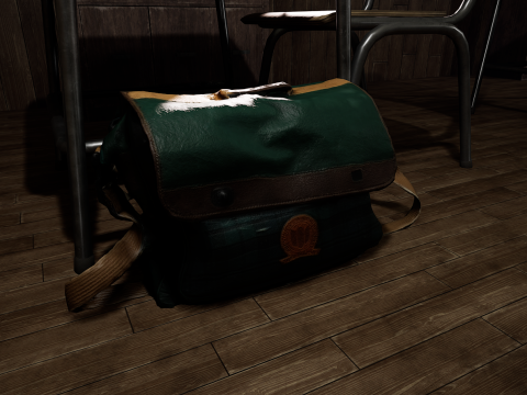 Old Era Anatomy Classroom Environment Modelo 3D