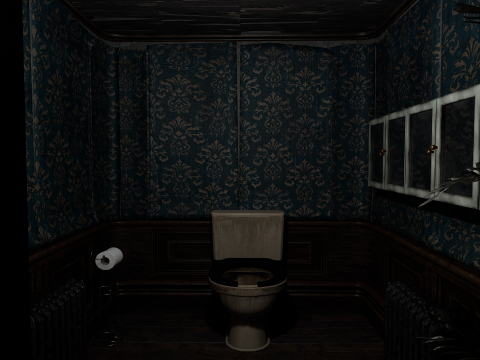 Winterbourne Mansion - Victorian Chambers and Hallways 3D-Modell