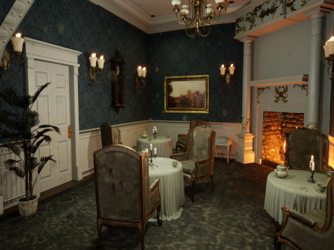 The Hearthwood Dining Hall 3D Model