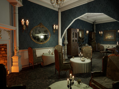 The Hearthwood Dining Hall 3D Model
