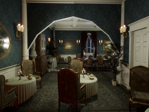 The Hearthwood Dining Hall 3D Model