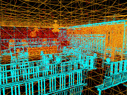 The Old Courtroom Detailed Justice Hall Interior Environment 3D Model