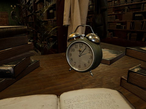 The Archivists Chamber An Old Vintage Office Environment 3D Model