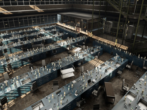 The Magnificent Scientific Laboratory Horizon Research Complex 3D 模型