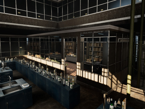 The Magnificent Scientific Laboratory Horizon Research Complex 3D Model