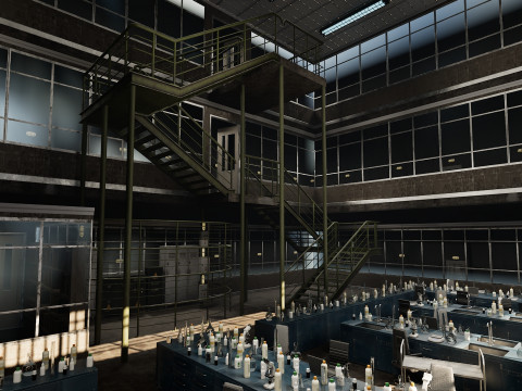 The Magnificent Scientific Laboratory Horizon Research Complex 3D Model