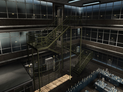 The Magnificent Scientific Laboratory Horizon Research Complex 3D Model