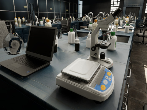 The Magnificent Scientific Laboratory Horizon Research Complex 3D Model