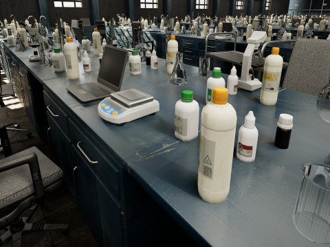 The Magnificent Scientific Laboratory Horizon Research Complex 3D Model
