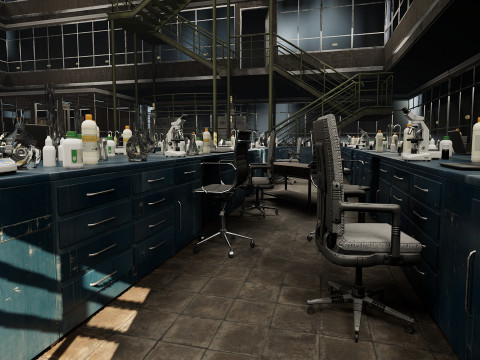The Magnificent Scientific Laboratory Horizon Research Complex 3D Model