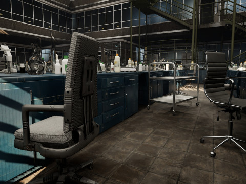 The Magnificent Scientific Laboratory Horizon Research Complex 3D Model
