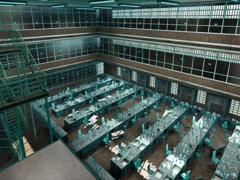 The Magnificent Scientific Laboratory Horizon Research Complex 3D Model