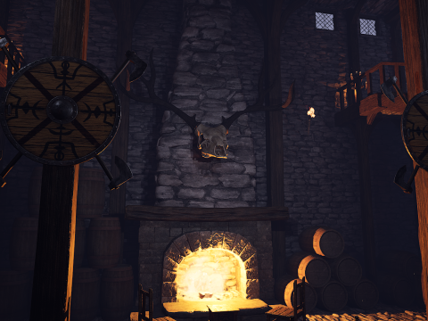 The Emberfang Tavern Medieval Cozy Environment 3D मॉडल