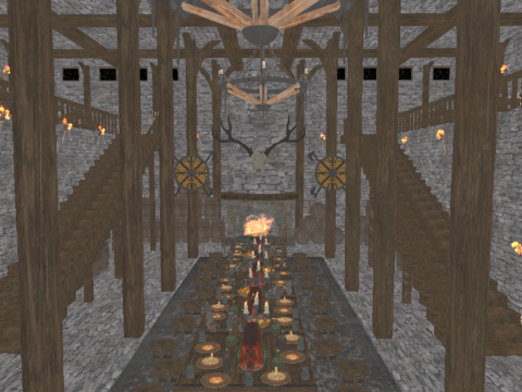 The Emberfang Tavern Medieval Cozy Environment 3D मॉडल