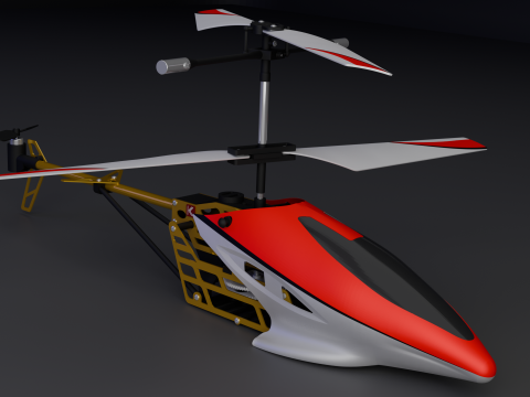 RC HELICOPTER 3D Model