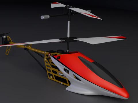 आरसी हेलीकाप्टर 3D मॉडल