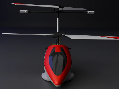 RC HELICOPTER 3D Model