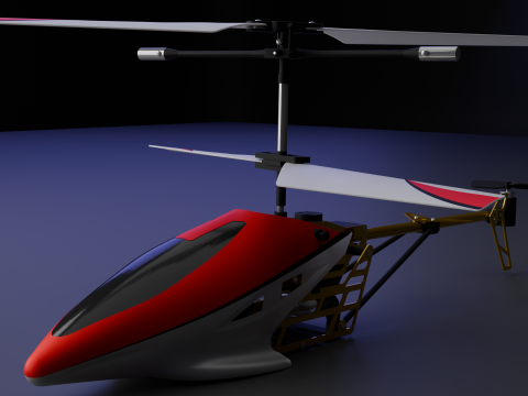 RC HELICOPTER 3D Model
