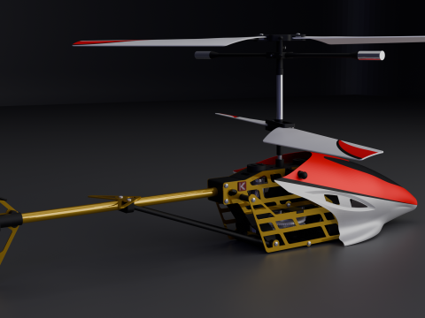 RC HELICOPTER 3D Model