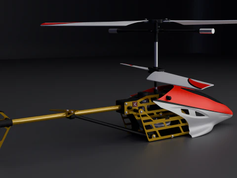 RC HELICOPTER 3D Model