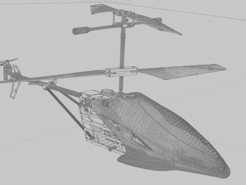 RC HELICOPTER 3D Model